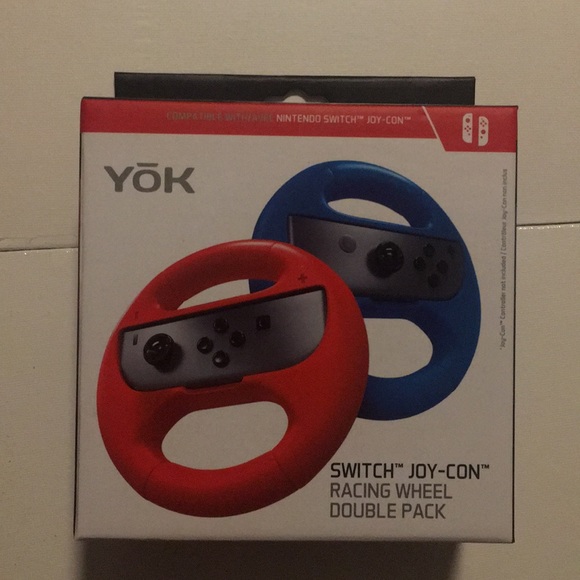 Nintendo | Toys | Nwt Nintendo Switch Joycon 2 Racing Wheels Still In ...